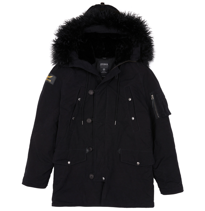 avirex N-3B SNORKEL JACKET BLACK