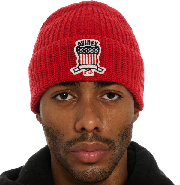 Red 2024 beanie cap