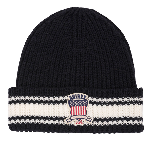 ICON STRIPED BEANIE