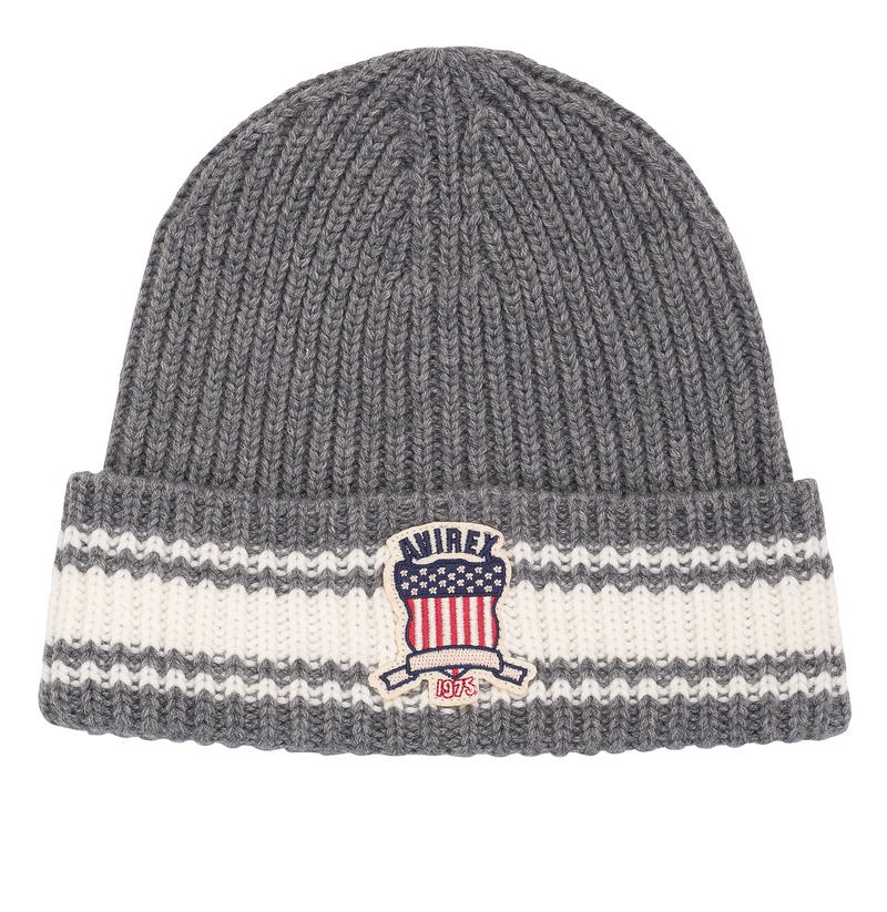 ICON STRIPED BEANIE