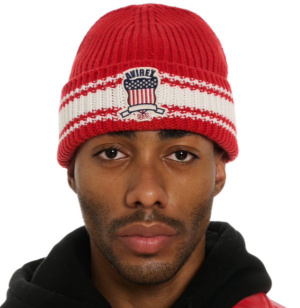 ICON STRIPED BEANIE