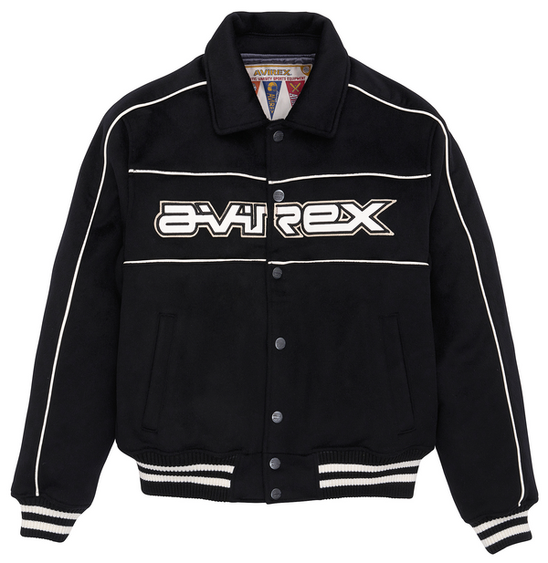 White 2025 avirex jacket