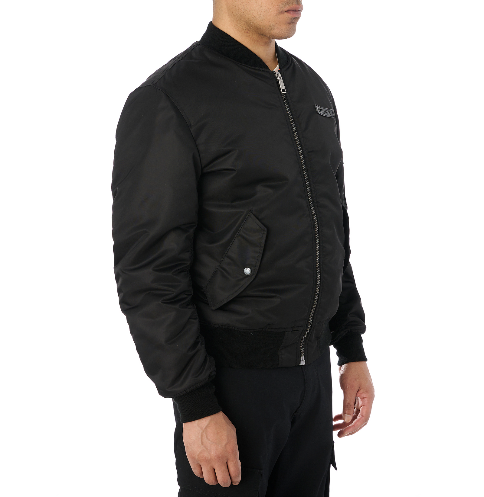 ジャケット・アウター AVIREX REVERSIBLE MA-1 JACKET BLACK L AVF23BO90_MA1_BLACK-