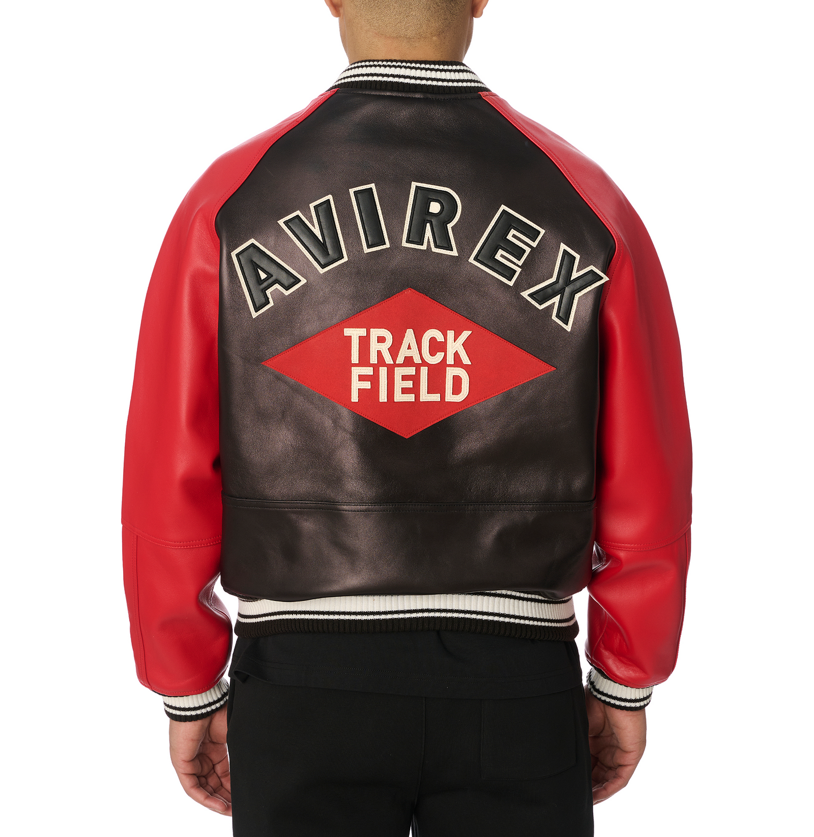 AVIREX レザージャケット TRACK FIELD AVF241O05__TRACK_N_FIELD_JACKE