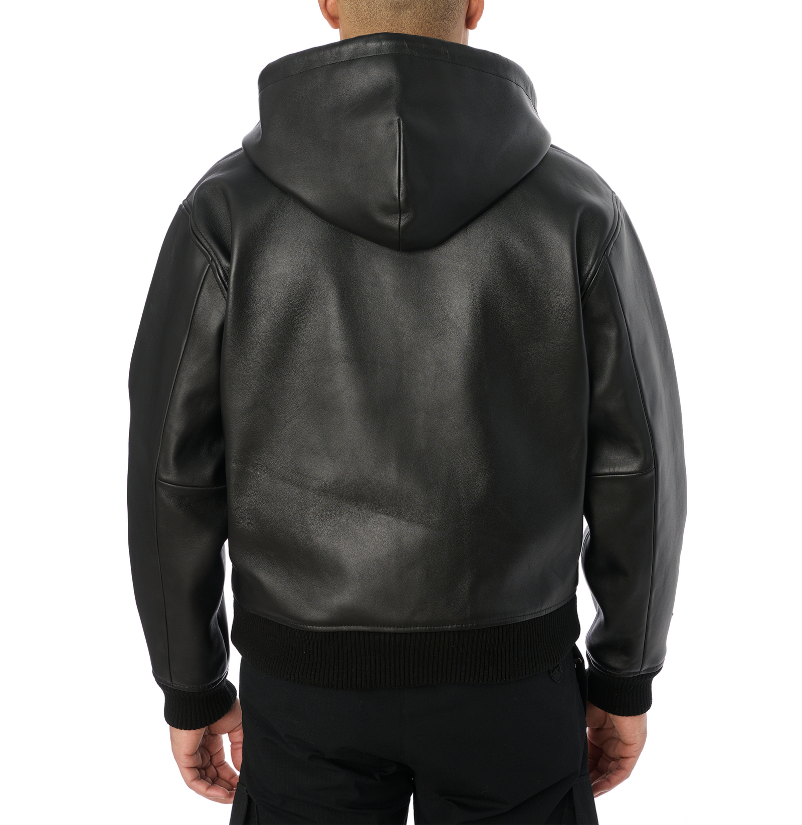 SCRIPT NAPPA LEATHER HOODIE – Avirex