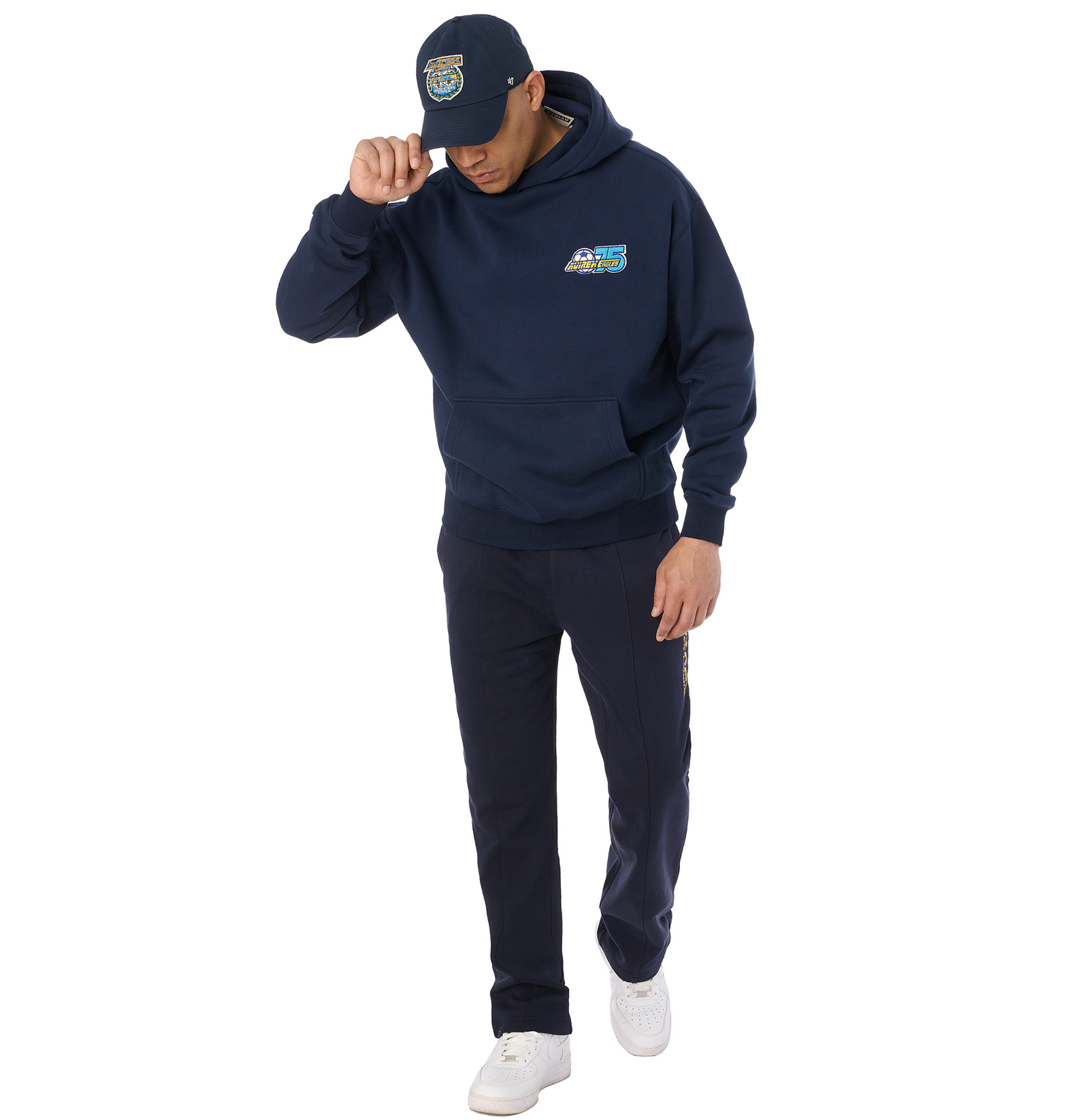 ◇AVIREX◇ Daily Logo Hoodie Navy Avirex AVIREX ICON HOODIE | Moda404 Men's Boutique