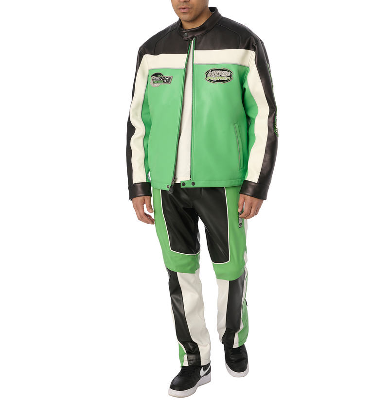 LEATHER RACING PANT
