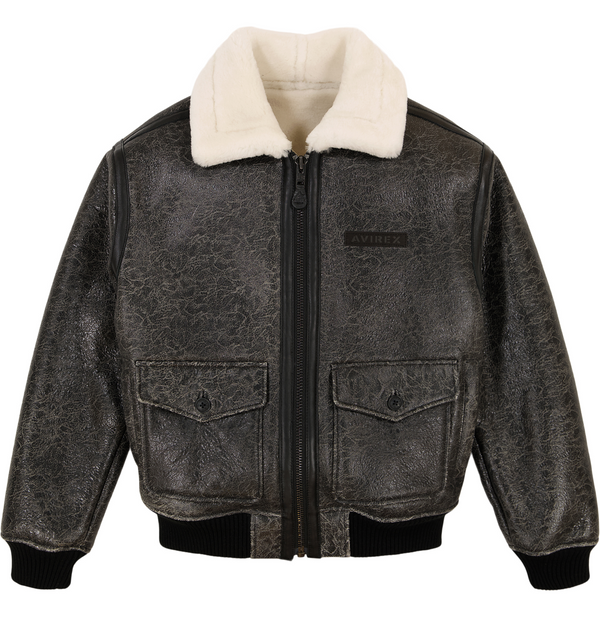 Avirex shearling jacket online