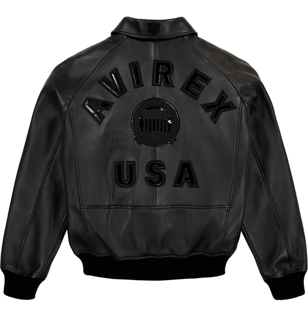 Avirex ltd leather jackets discount