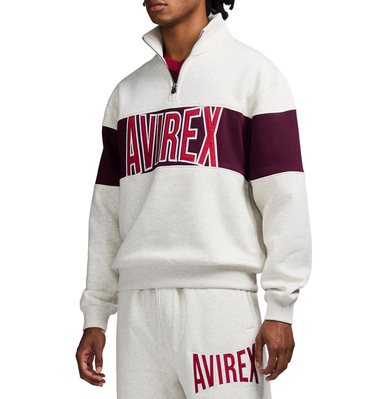 MOCK NECK SWEATSHIRT