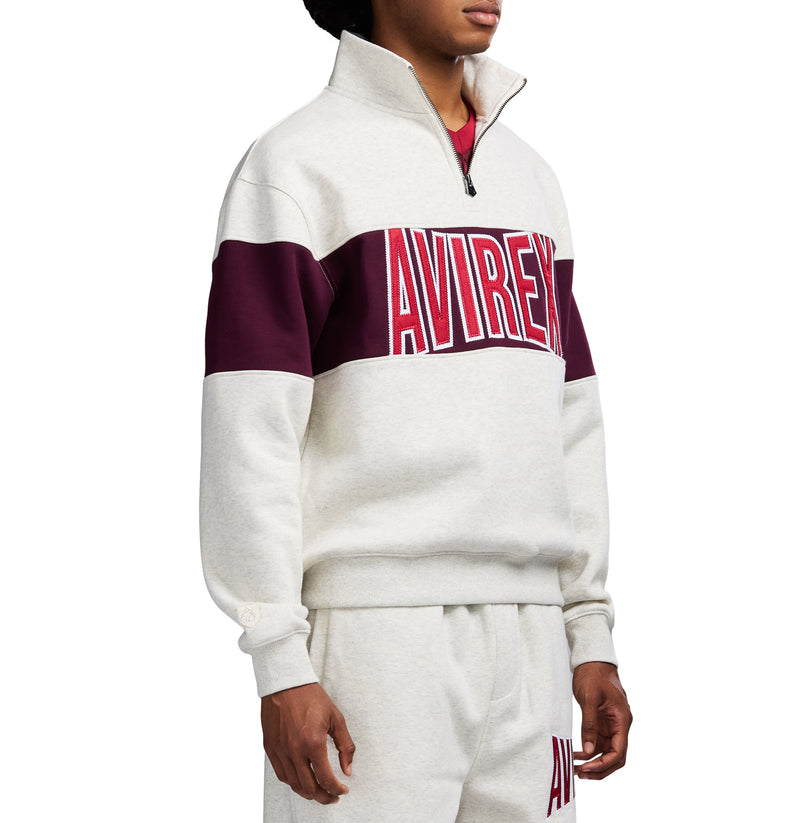 MOCK NECK SWEATSHIRT