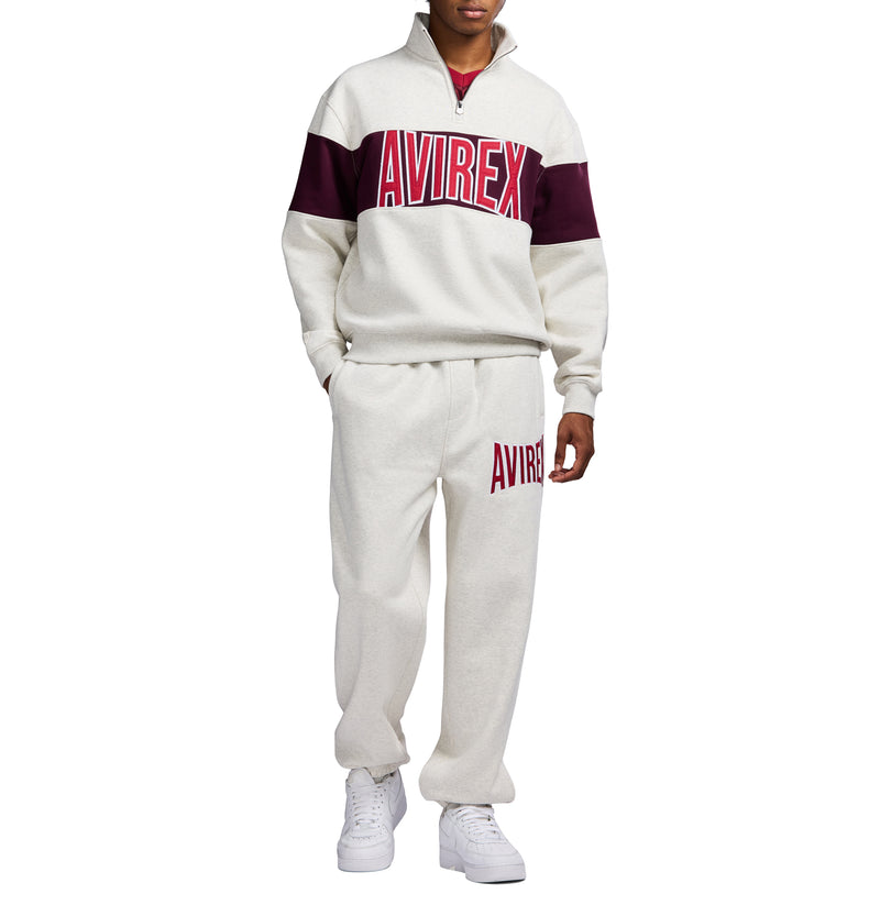 MOCK NECK SWEATSHIRT