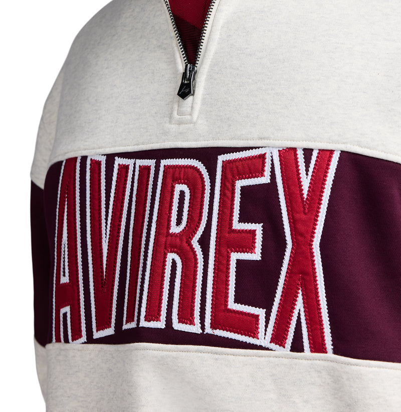 MOCK NECK SWEATSHIRT