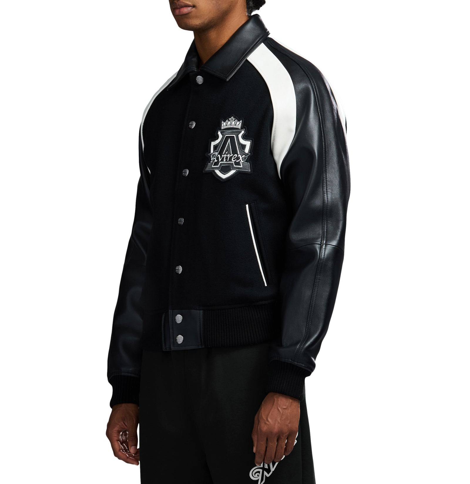 完売品 AVIREX Aviator’s King 羊革レザージャケット黒2XL 楽天市場】ヴァーシティ ジャケット アヴィエーターズ キング／VARSITY