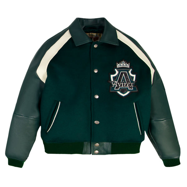 『美品』AVIREX VARSITY JACKET AVIATORS KING AVF251O22-HUNTER-