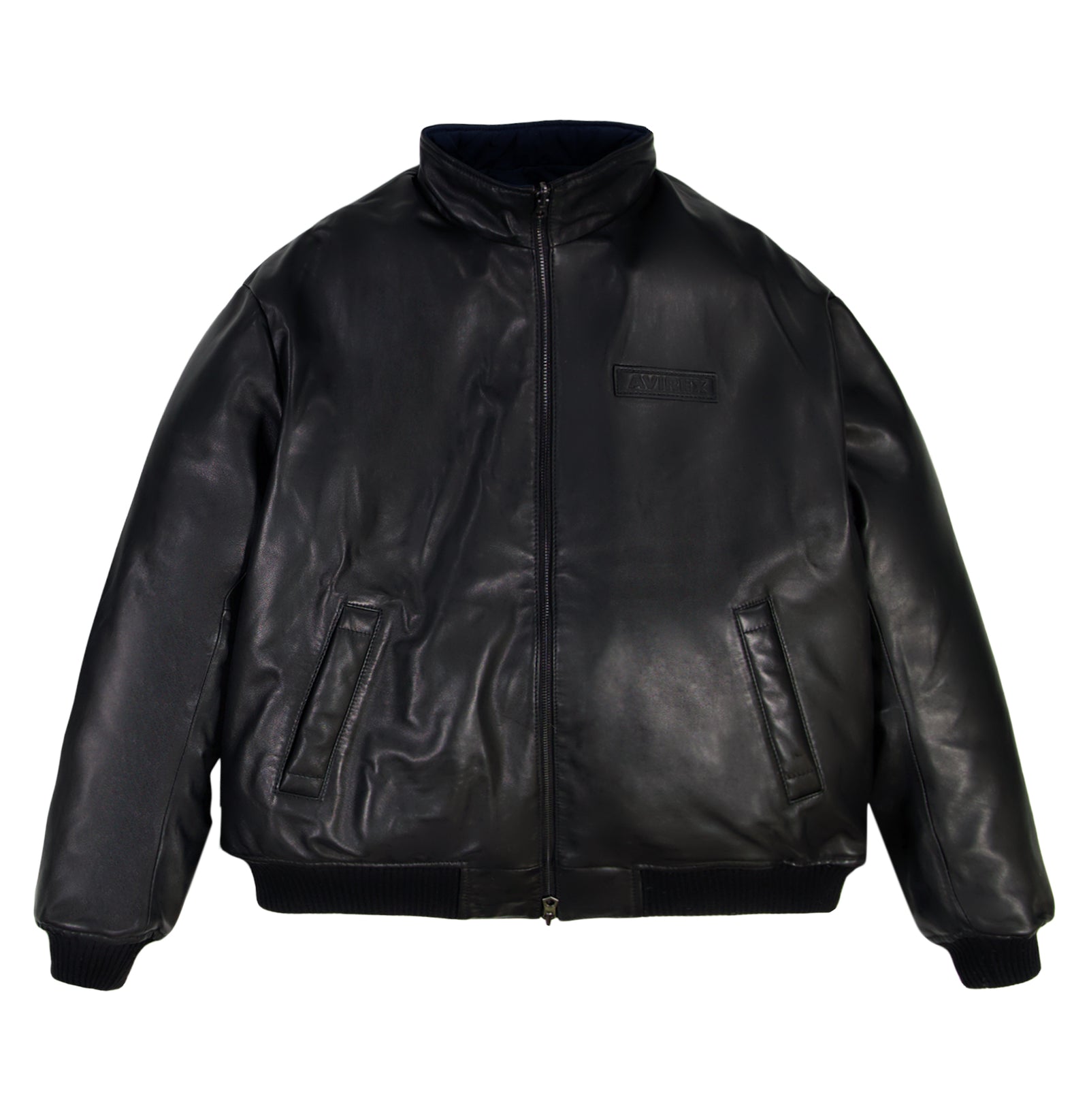 REVERSIBLE NAPPA LEATHER TRACK JACKET – Avirex