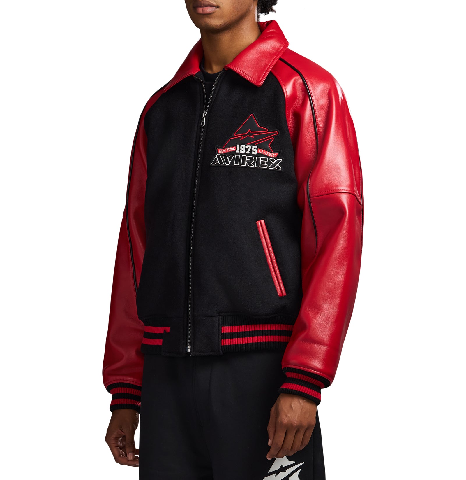 CLASSIC WOOL LEATHER VARSITY JACKET – Avirex