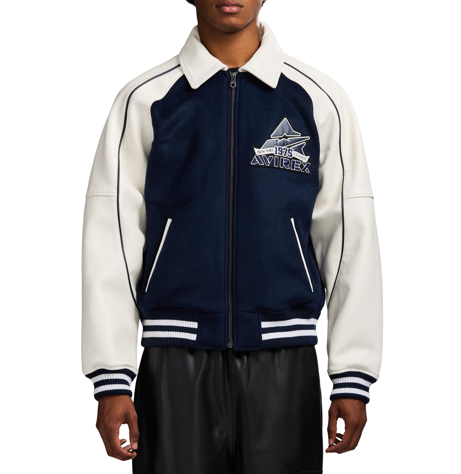 CLASSIC WOOL LEATHER VARSITY JACKET – Avirex