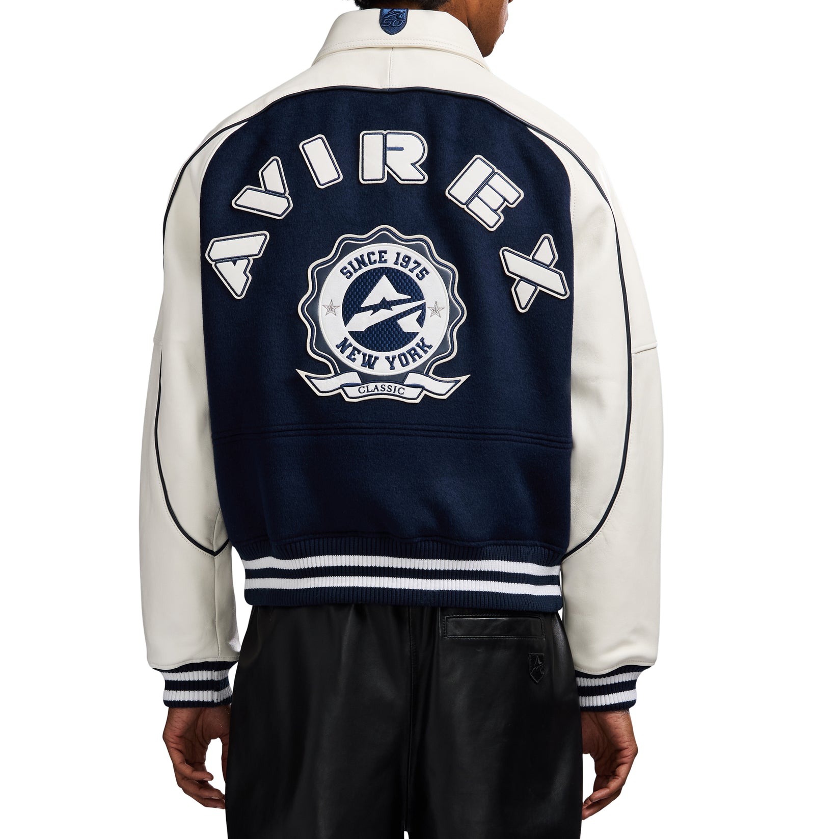 CLASSIC WOOL LEATHER VARSITY JACKET – Avirex