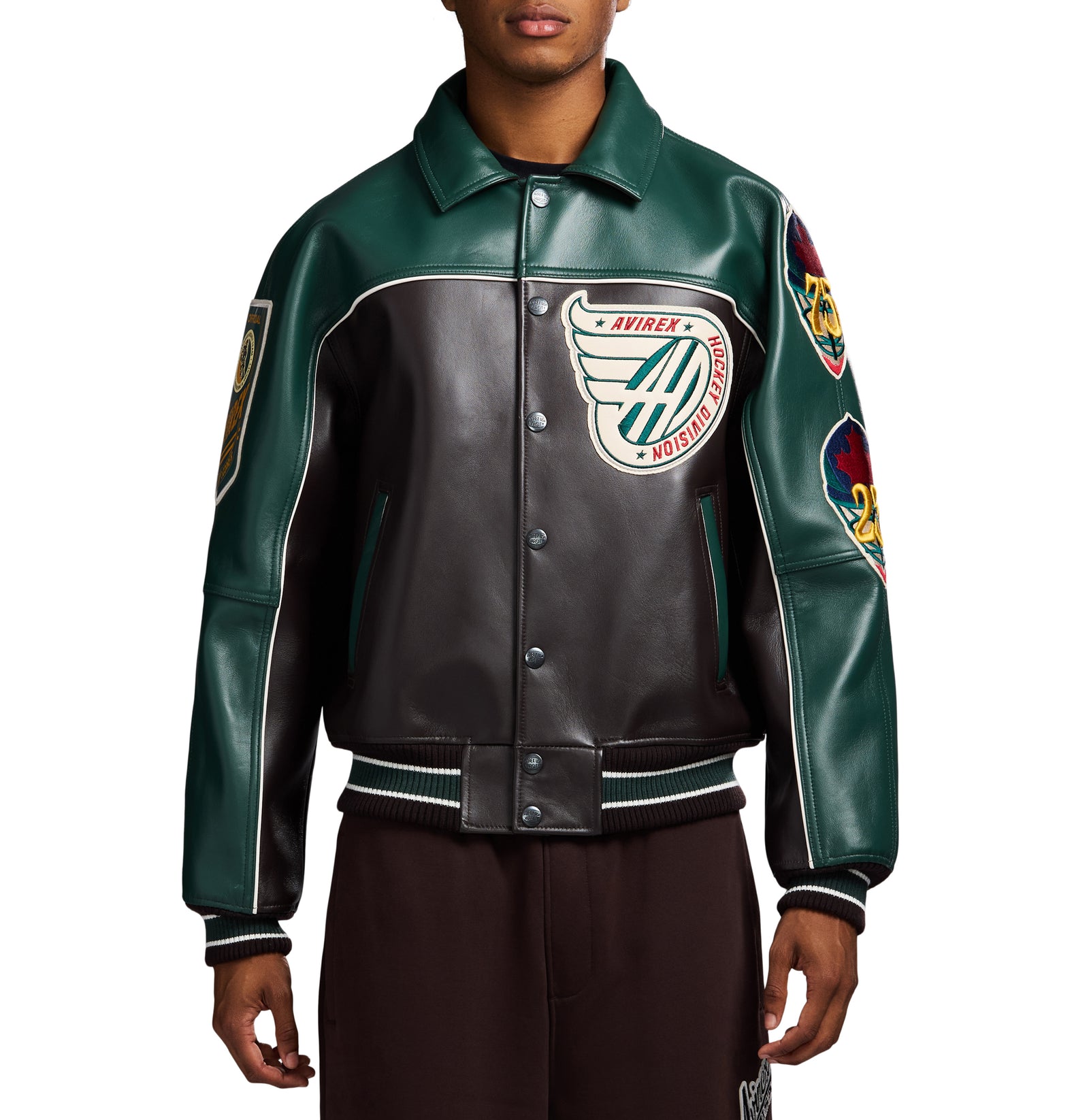 【美品】AVIREX P.D.W FACEMASK LEATHER JACKET LEATHER – Avirex