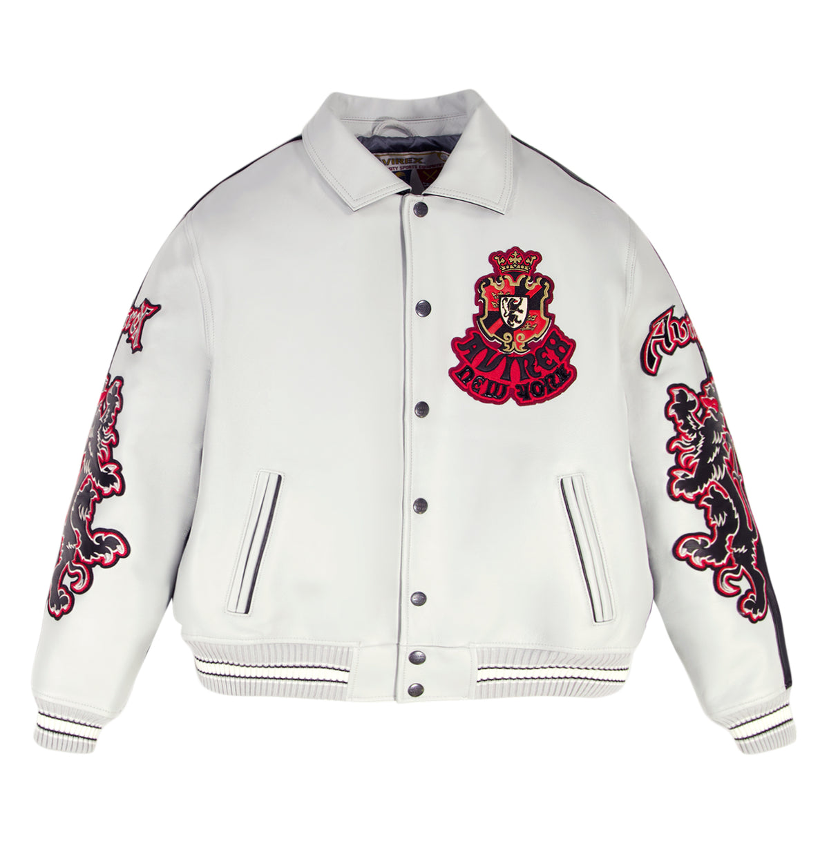 【激レア最安値】Childs NY Mojave Jacket COCKATOO A Bathing Ape 22SS XL Leather Light Blue Crazy Patch Varsity