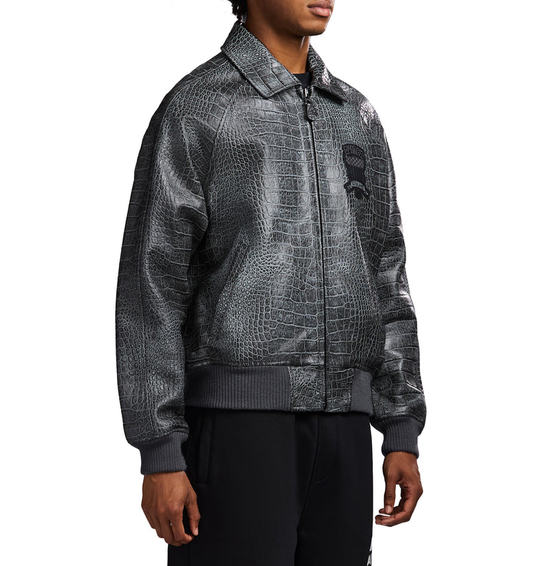 LIMITED EDITION DISTRESSED CROC ICON JACKET