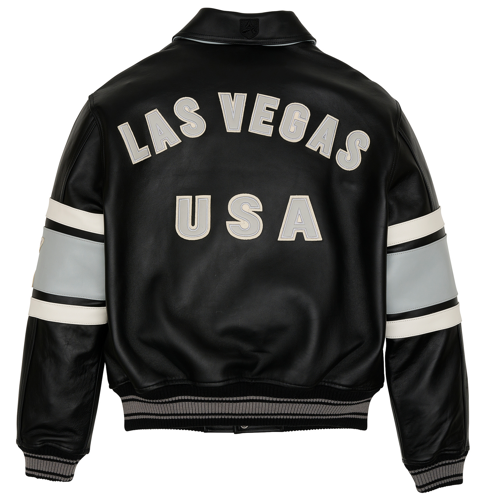 AVIREX VALLAD VARSITY LEATHER JACKET S - メルカリ