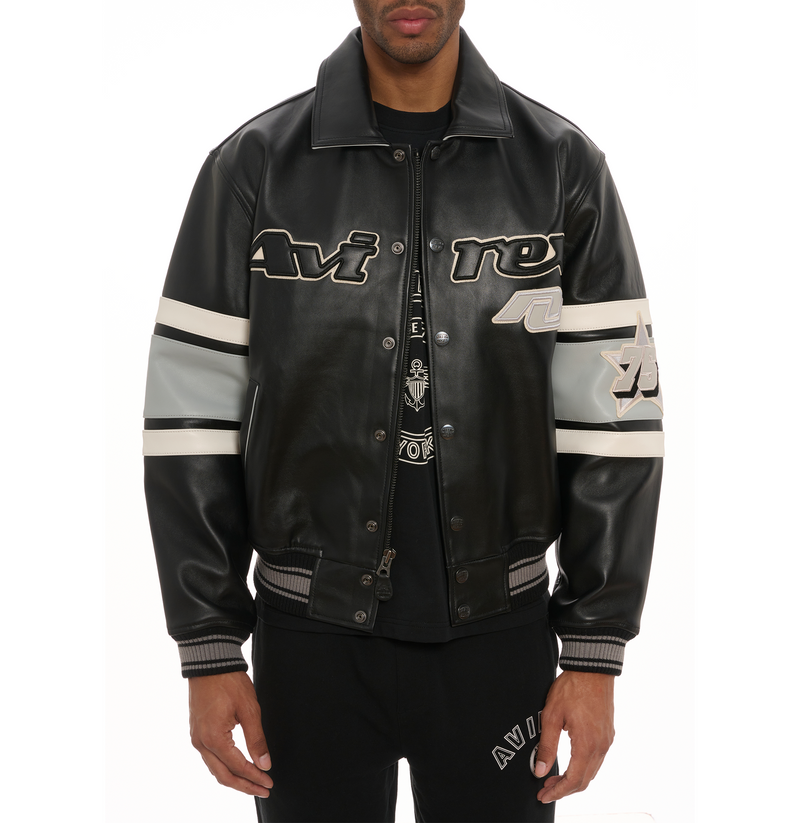 Avirex ltd leather jackets discount