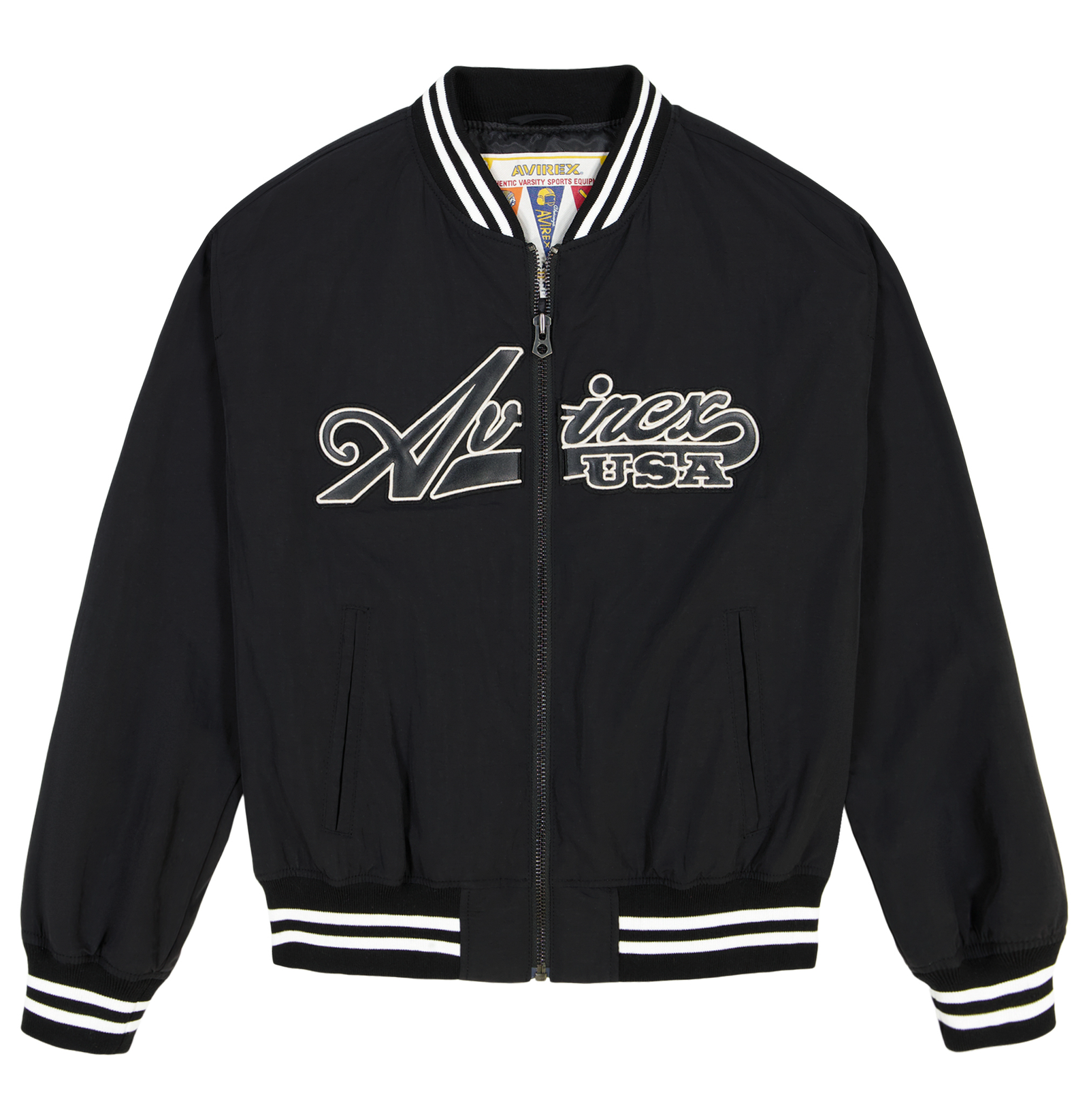 SCRIPT NYLON JACKET – Avirex SCRIPT NYLON JACKET – Avirex
