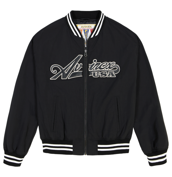SCRIPT NYLON JACKET – Avirex SCRIPT NYLON JACKET – Avirex