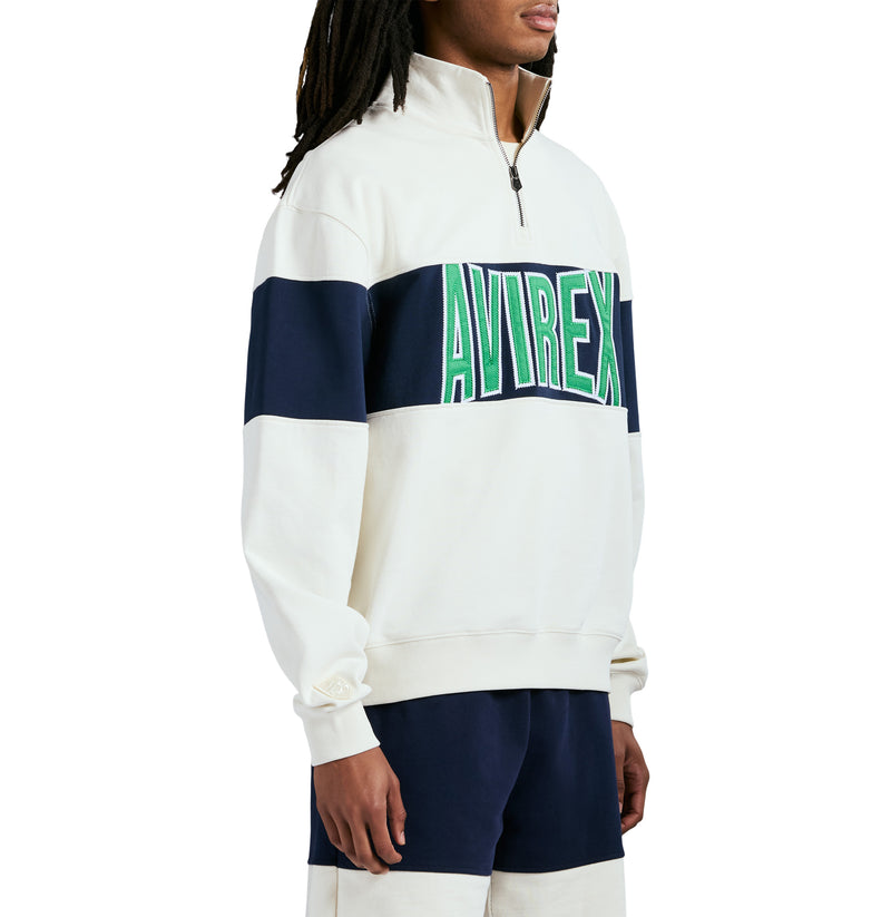 MOCK NECK SWEATSHIRT