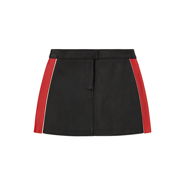 スカート OFF WHITE Women Skirts OWCW006F23FAB0021000 Black Off-White - Pleated asymmetrical skirt black - The Corner