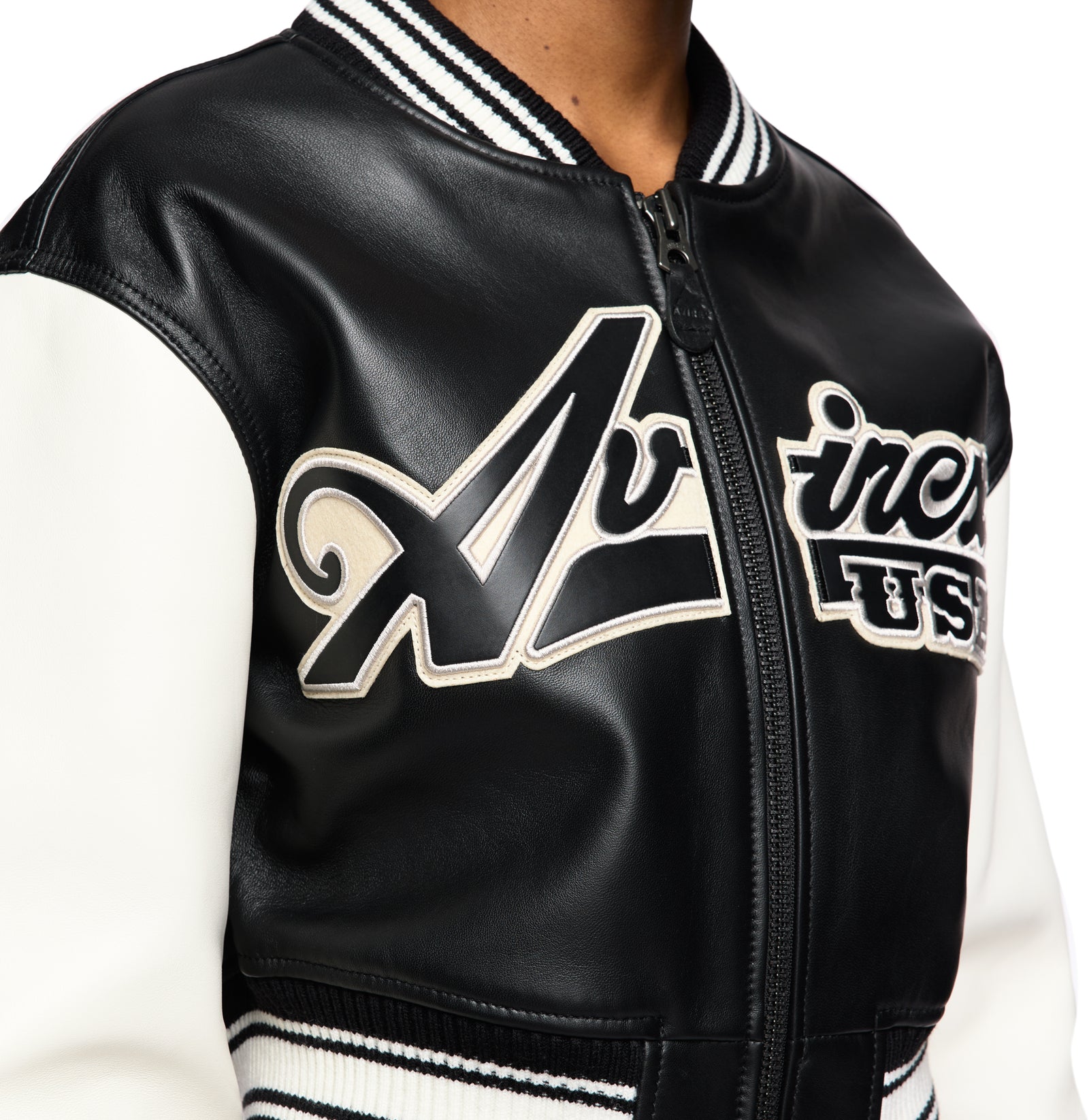 CROPPED SCRIPT JACKET – Avirex