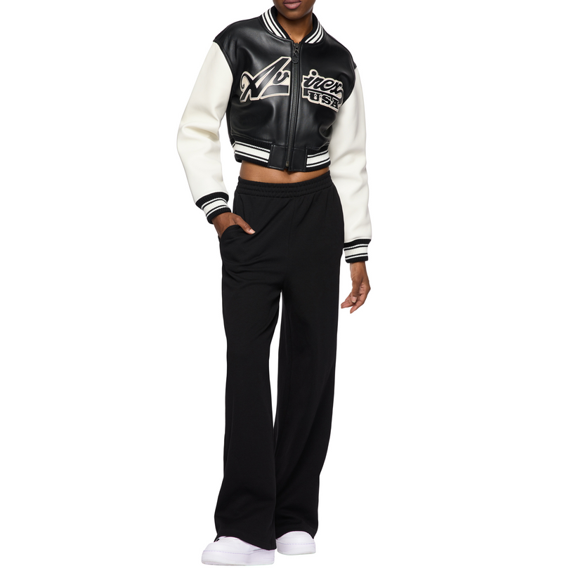 CROPPED SCRIPT JACKET