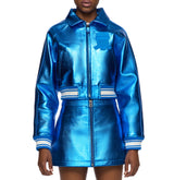 LIMITED EDITION CROPPED METALLIC ICON JACKET