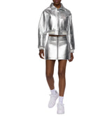 METALLIC SKIRT
