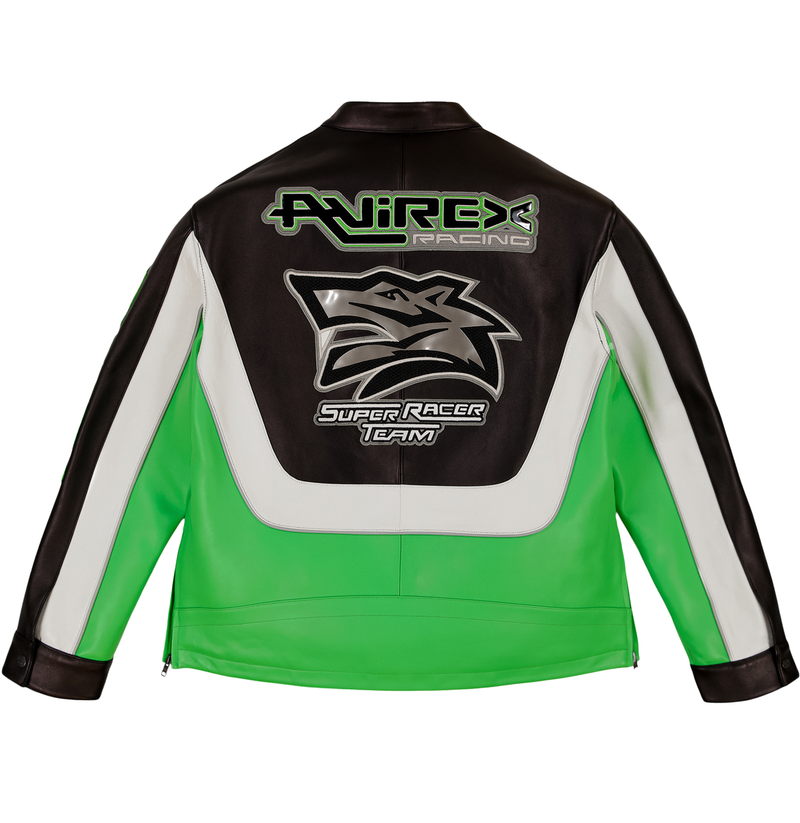 MEN'S LUX COLOR BLOCKED VARSITY JACKET - Shiitake Black / SML