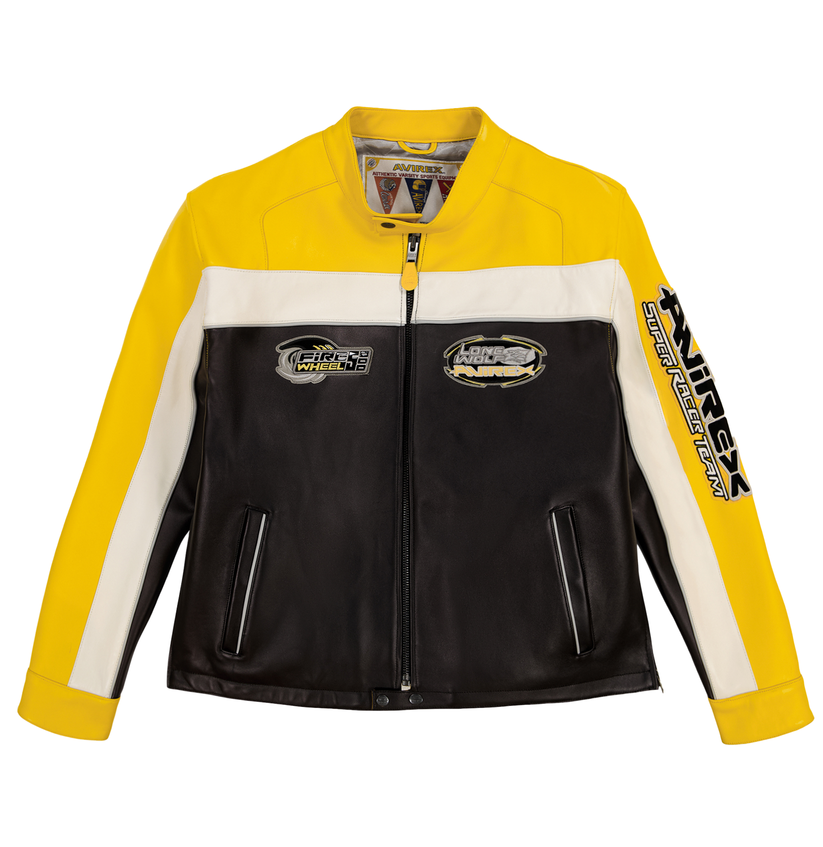 アビレックスライダースイエローLラムレザー783-3250080 アビレックスライダースイエローLラムレザー783-3250080