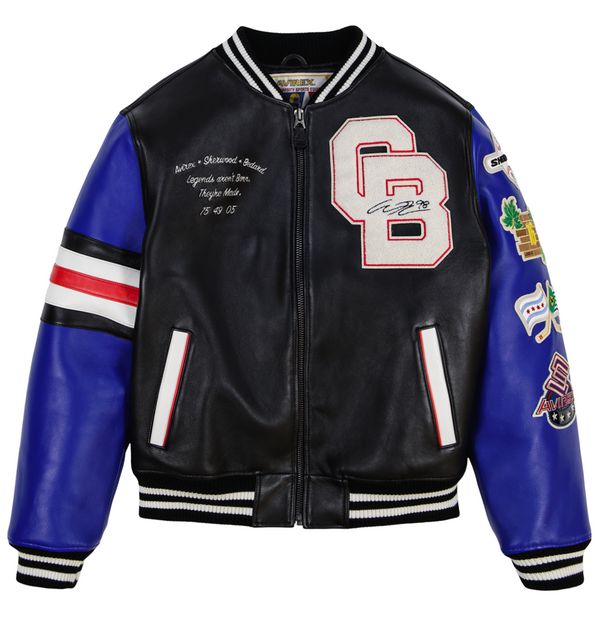 Avirex ×Vallad レザージャケット VALLAD AVIREX NAVY LEATHER JACKET XL - メルカリ