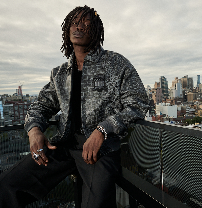 LIMITED EDITION DISTRESSED CROC ICON JACKET