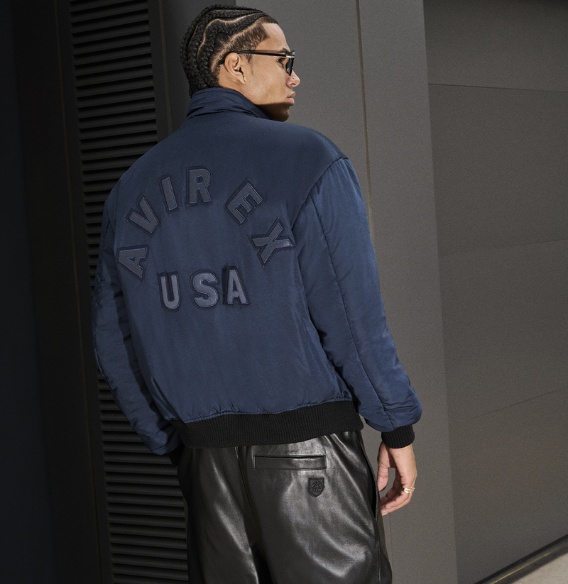 REVERSIBLE NAPPA LEATHER TRACK JACKET