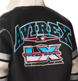 AVIREX X STARTER SUPER BOWL LX LEATHER JACKET