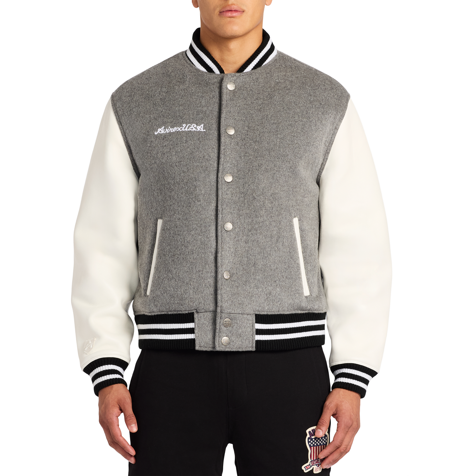 ジャケット・アウター DOUBLE COLLAR VARSITY JACKET Quigley ジャケット・アウター DOUBLE COLLAR VARSITY JACKET Quigley