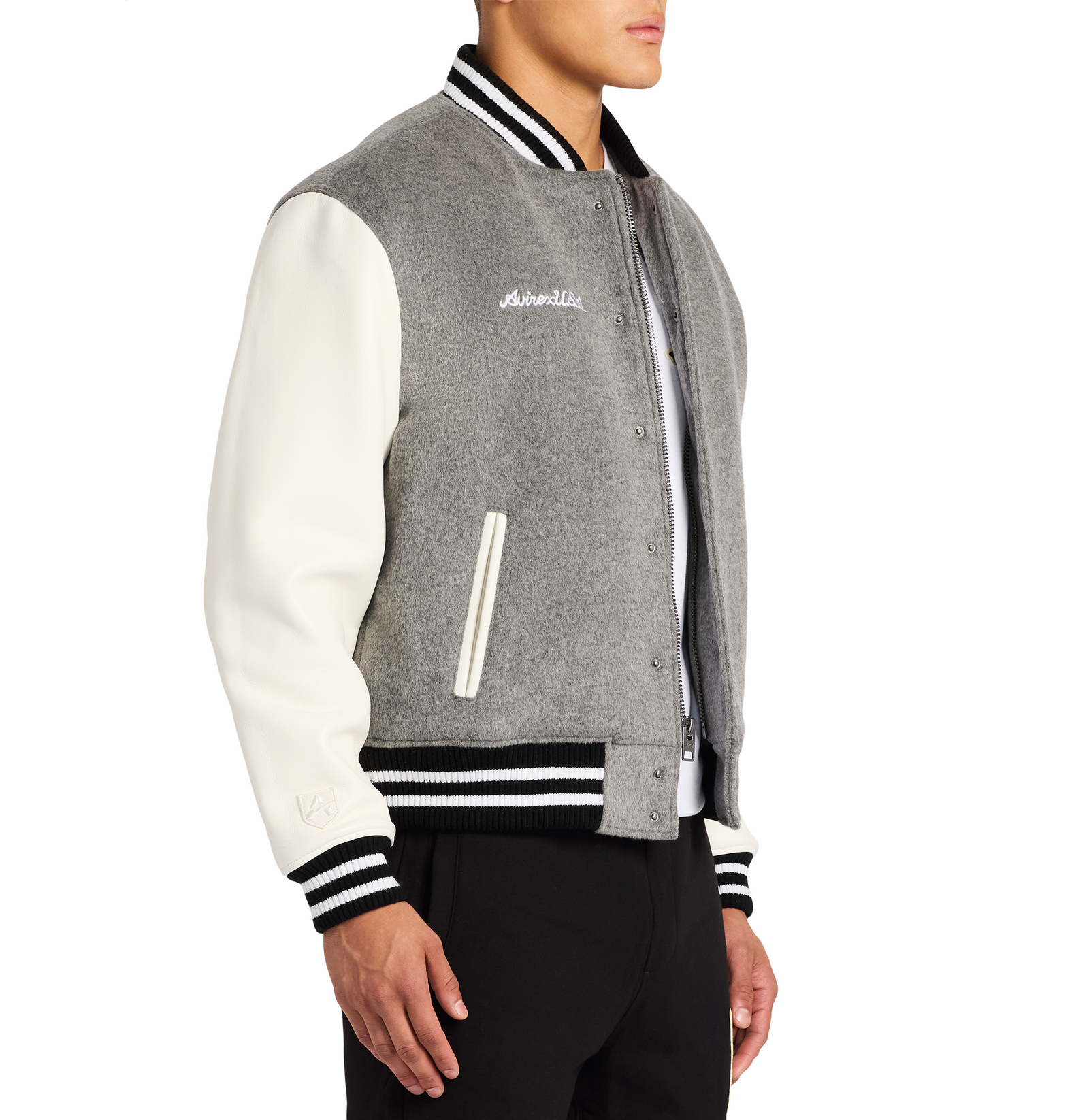 WOOL LEATHER VARSITY JACKET – Avirex