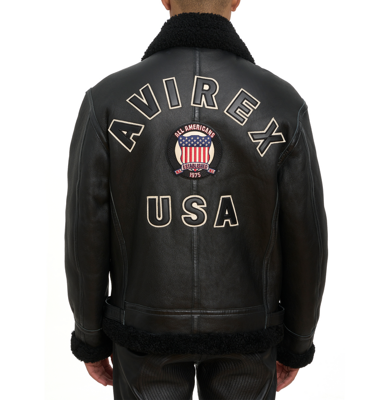 Avirex usa leather jackets best sale