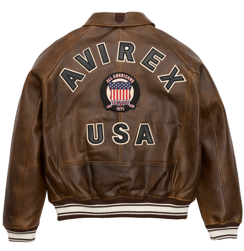 Vintage avirex 2025 leather jackets