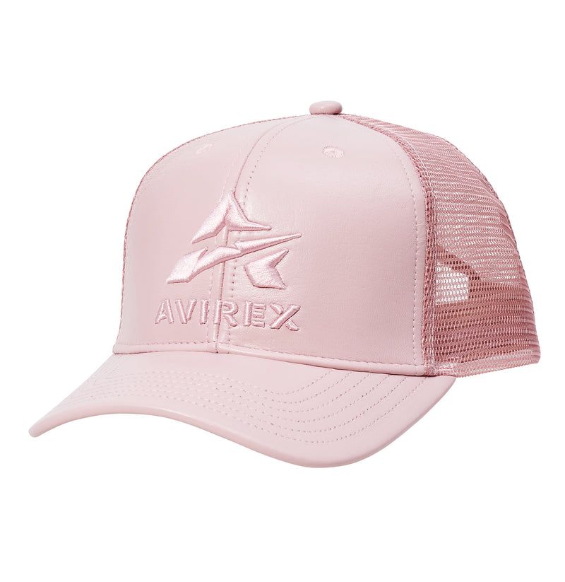 LEATHER MESH HAT