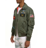 CWU SATIN FLIGHT JACKET