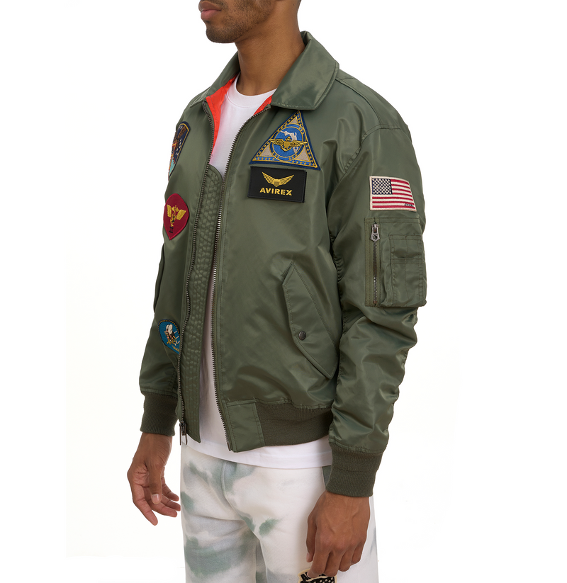CWU SATIN FLIGHT JACKET