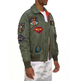 CWU SATIN FLIGHT JACKET
